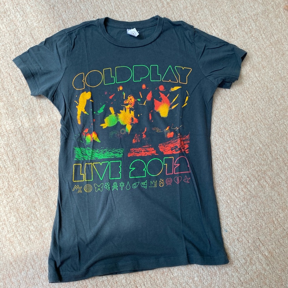Coldplay tour tee mylo xyloto 2012